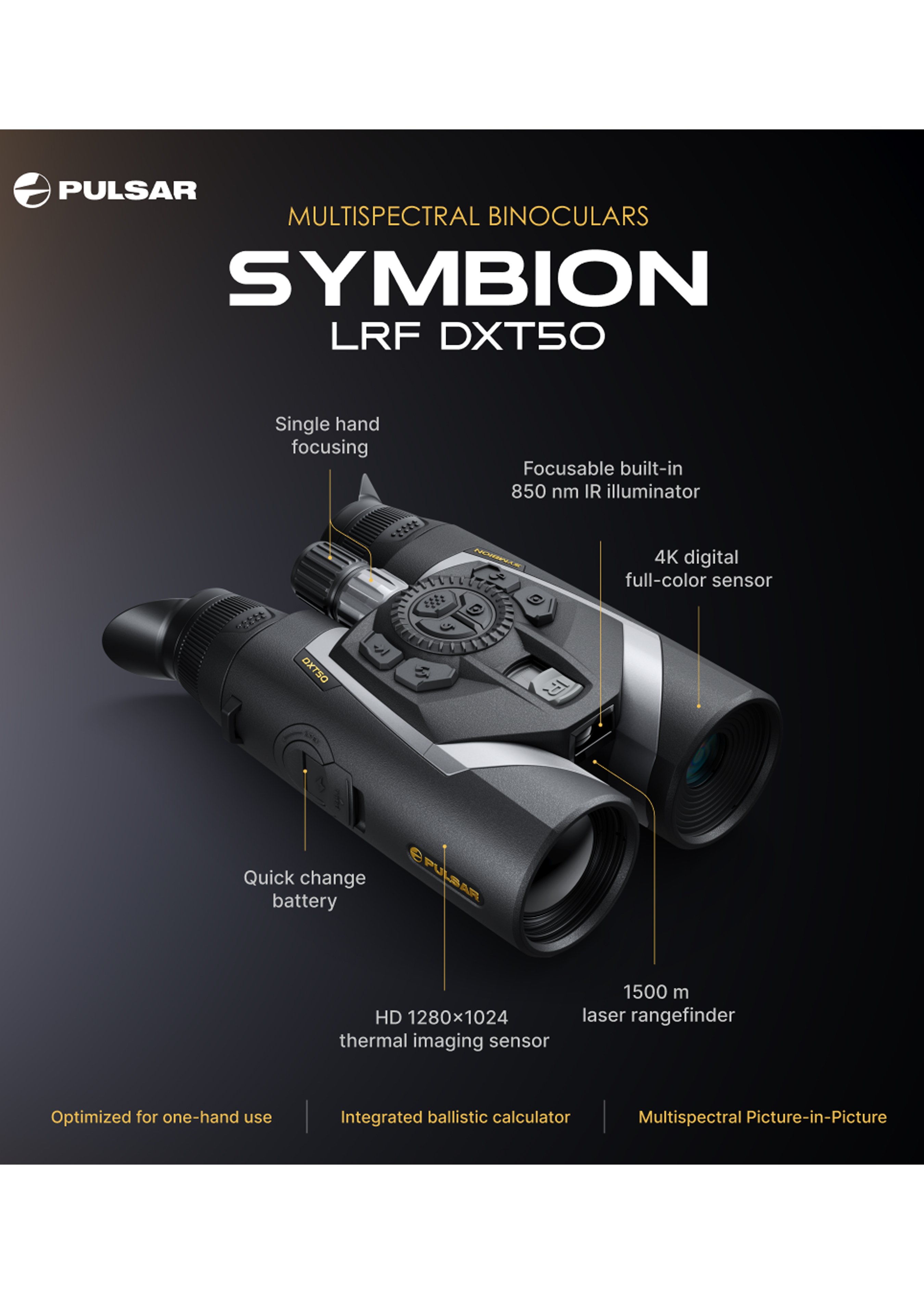 Pulsar Wärmebildkamera Mulispectral Symbion LFR DXT50 390710 5