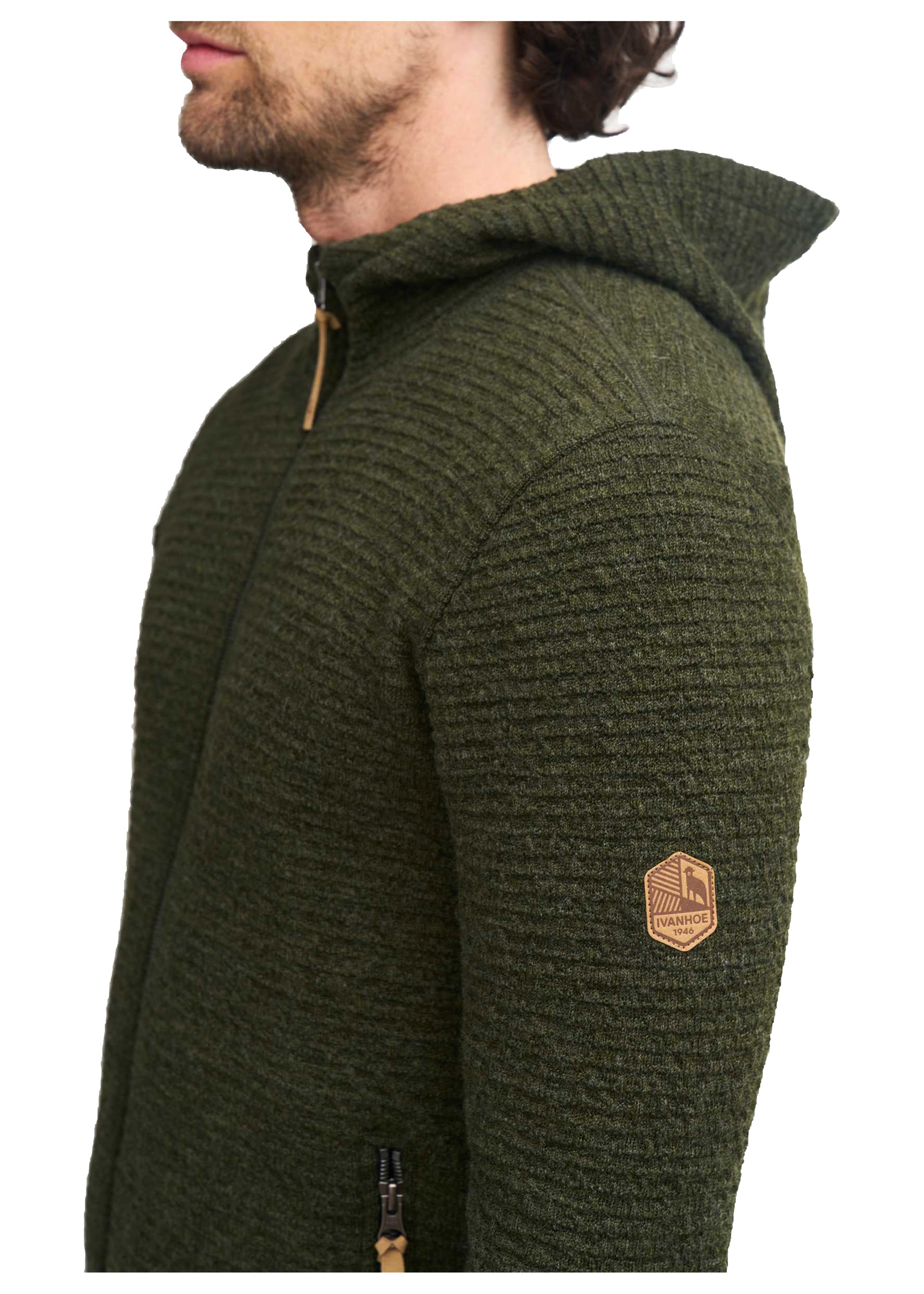  Veste en tricot de laine Morel 293824S 2