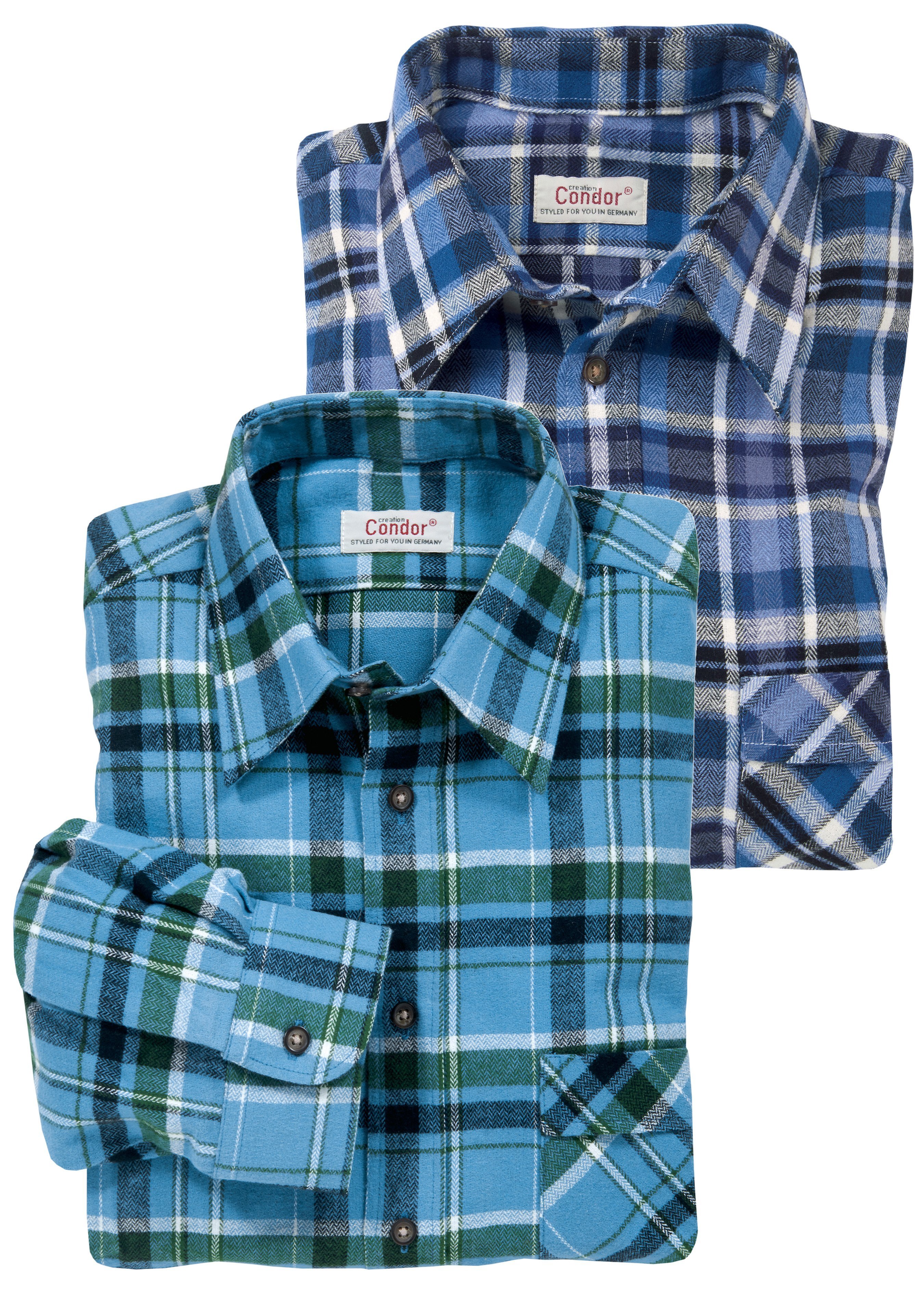 Flanellhemden im Duo-Pack  38343238 1